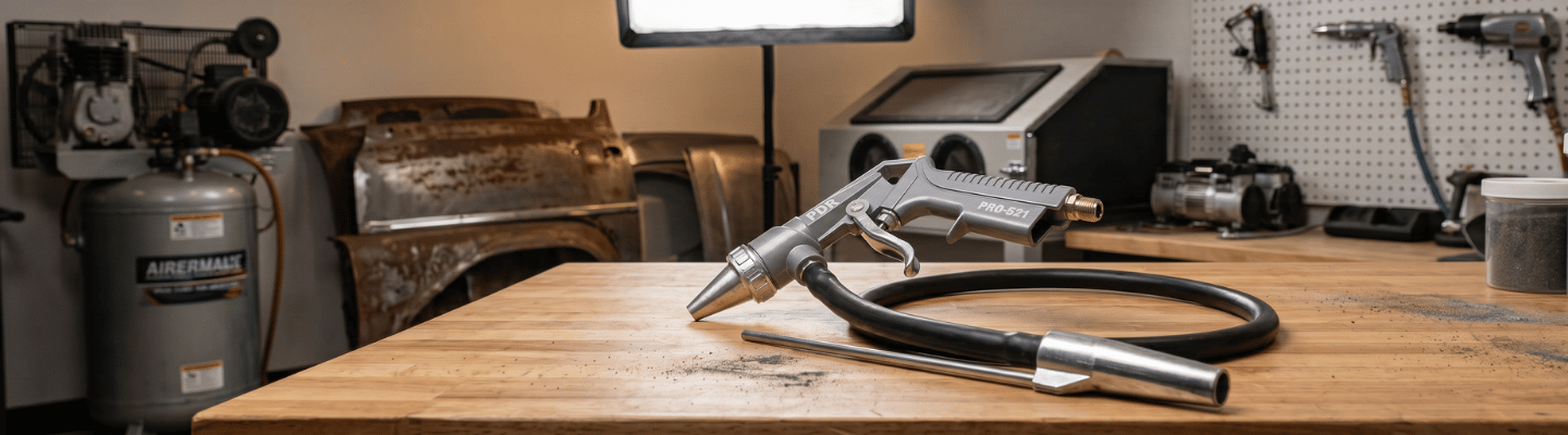 Pistola de Jateamento Sucção com Mangueira PDR-PRO-521