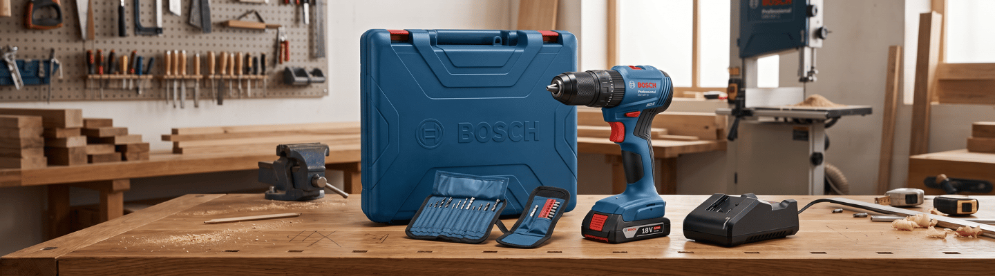 Furadeira e Parafusadeira de Impacto 1/2Pol. 18V Brushless BOSCH GSB 185-LI