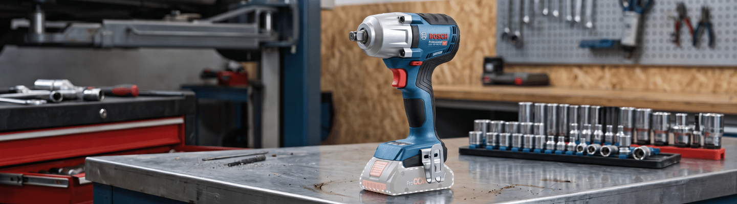 Chave de Impacto a Bateria GDS 18V-450 PC 1/2 Pol 18V Bosch