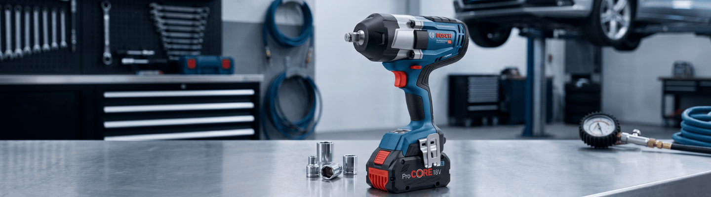 Chave de Impacto Brushless GDS18V-1000 1/2 Pol 18V sem Bateria BOSCH