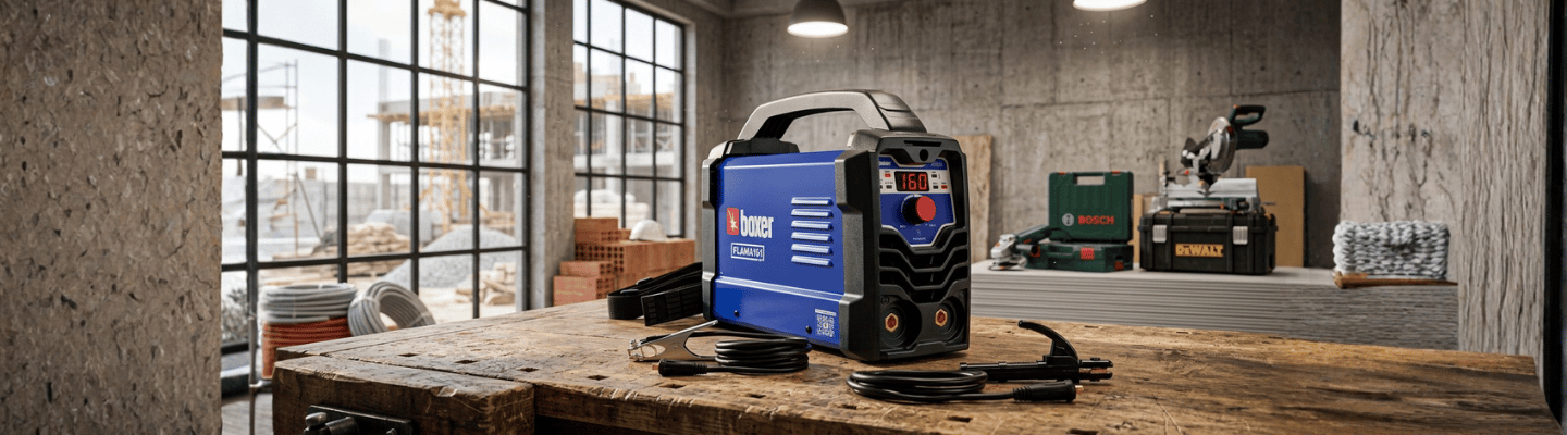 Máquina Inversora de Solda Flama 161 MMA/TIG 160A Bivolt Automático BOXER