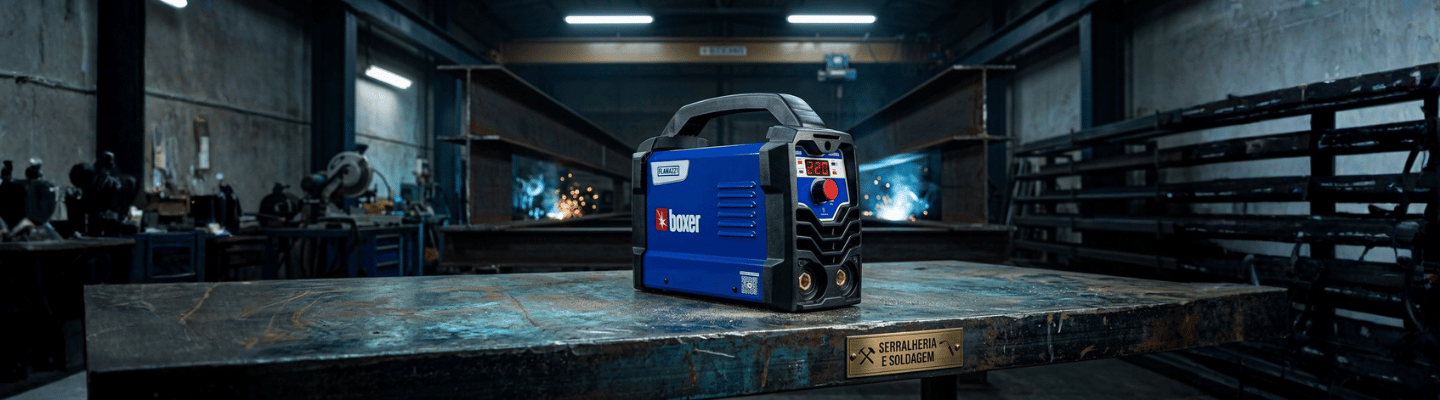 Máquina Inversora de Solda Flama 221 MMA/TIG 200A 220V