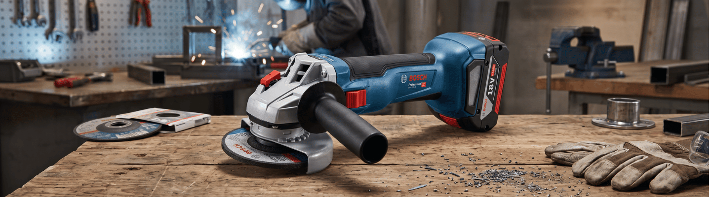 Esmerilhadeira Angular GWS 18V-10 18V 5 Pol. sem Bateria e Carregador BOSCH