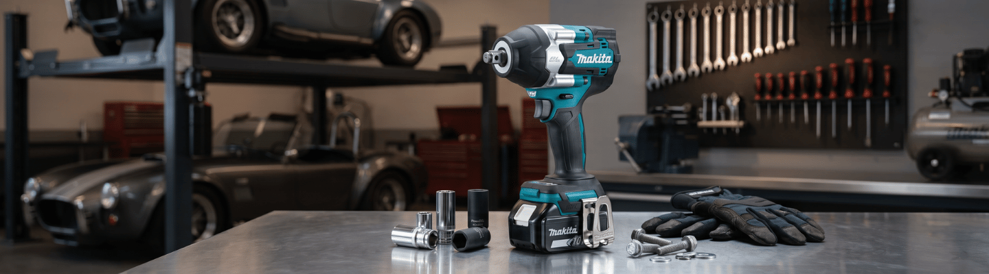 Chave de Impacto 1/2 Pol. Brushless 1.000N.M 18V sem Bateria e Carregador MAKITA-DTW700Z