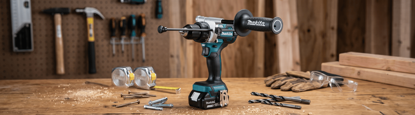 Parafusadeira Furadeira de Impacto 1/2 Pol. 18V Brushless sem Bateria MAKITA-DHP486Z