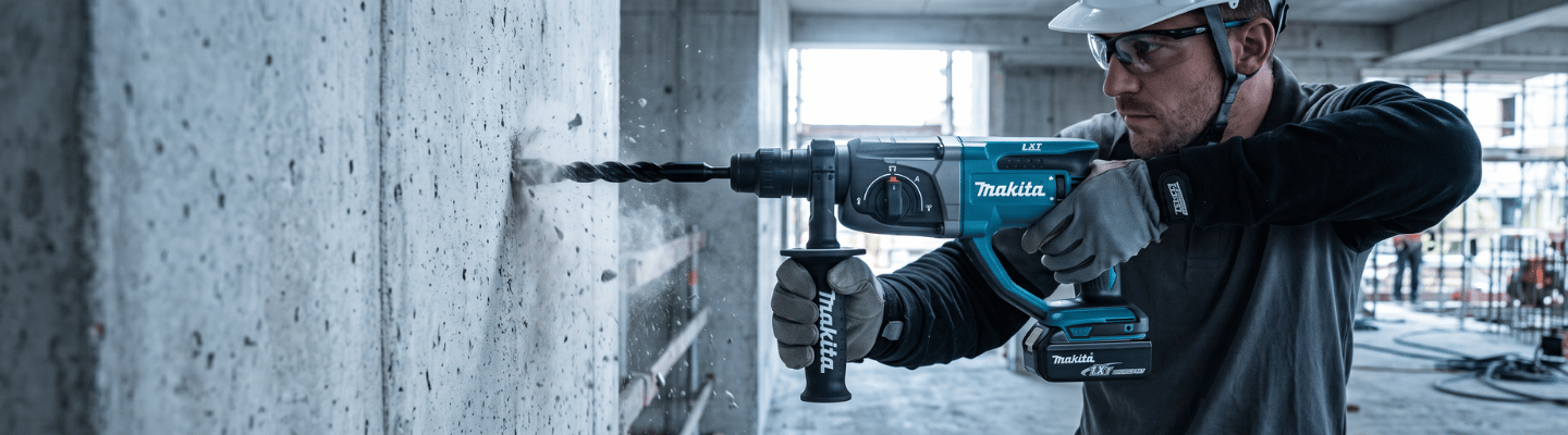 Martelete Rotativo Rompedor a Bateria 18V LXT SDS Plus Makita DHR202Z