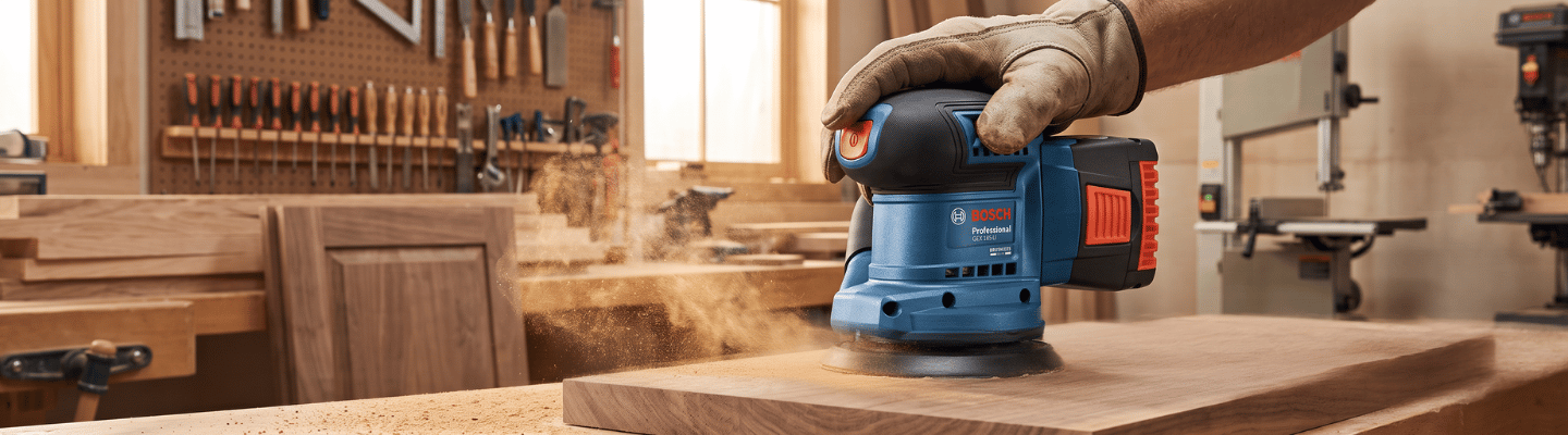 Lixadeira Roto-Orbital GEX 185-LI 125mm 18V Brushless sem Bateria e Carregador BOSCH
