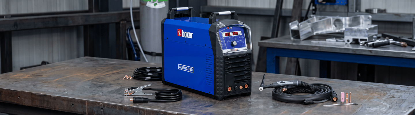 Máquina de Solda Inversora TIG Pulsado ALUTIG 350A 220V BOXER