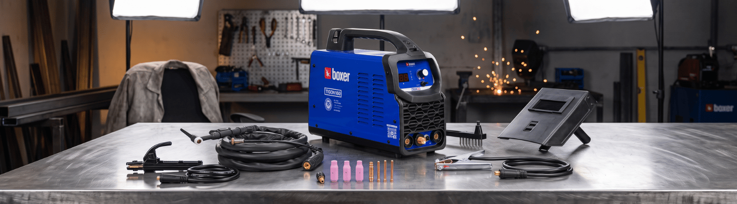 Máquina de Solda Inversora MMA/TIG Tigon 160A 220V BOXER-3005041