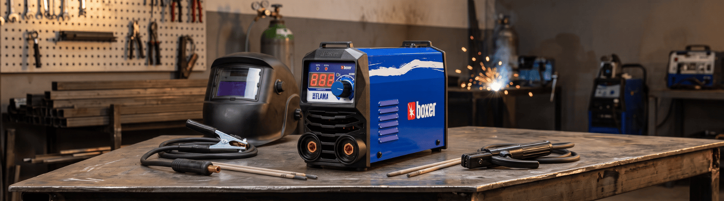 Máquina de Solda Inversora TIG/MMA Mini Flama 160A Bivolt BOXER