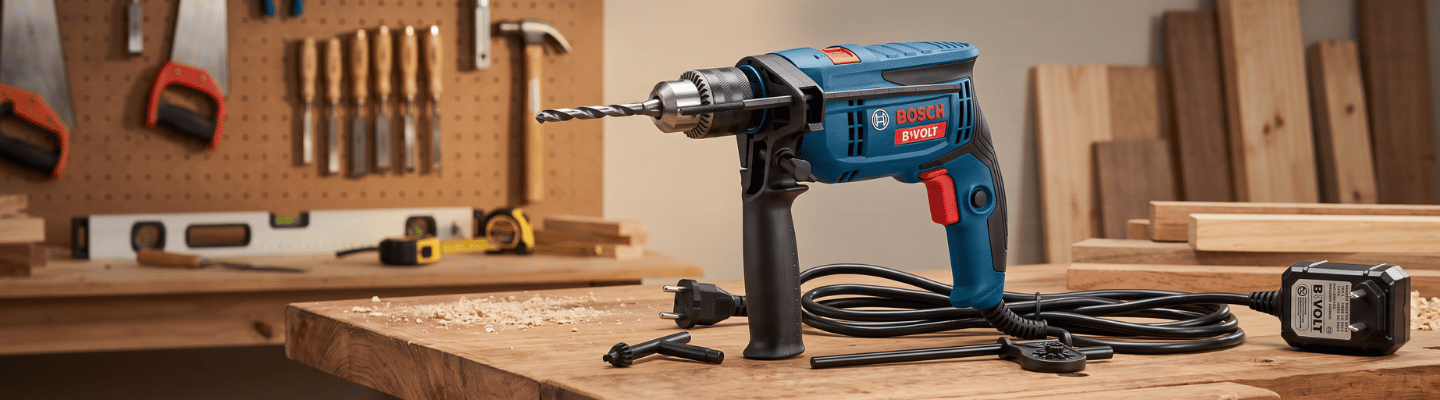 Furadeira de Impacto 1/2Pol GSB 13 RE 750W Bivolt BOSCH