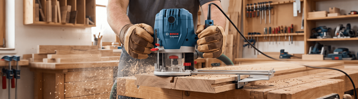 Tupia 1/4 Pol. Gof 130 1300W 110V - Bosch