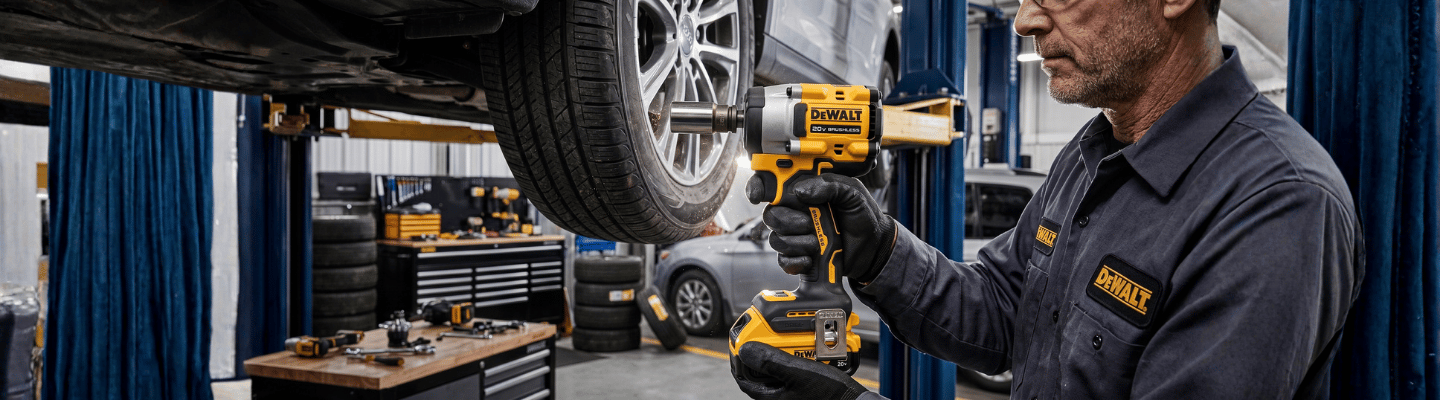 Chave de Impacto Compacta 20V MAX DEWALT DCF922B 406 Nm