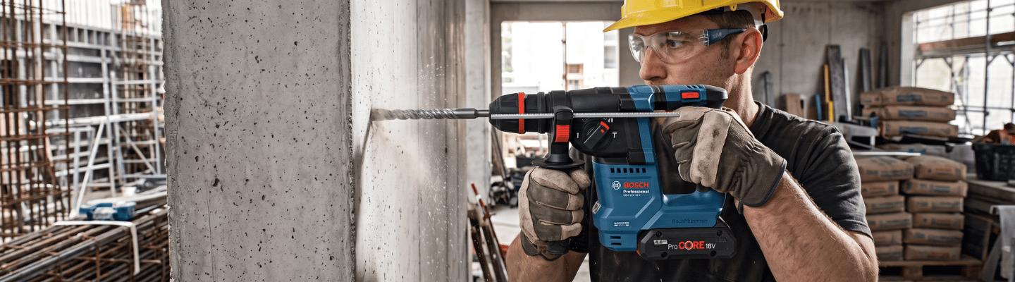 Martelete Perfurador Bosch GBH 18V-18 X One Chuck Brushless