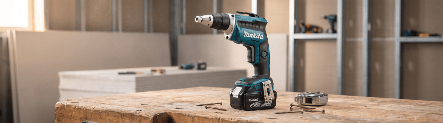 Parafusadeira Drywall DFS452Z 18V Brushless sem Bateria e Carregador MAKITA