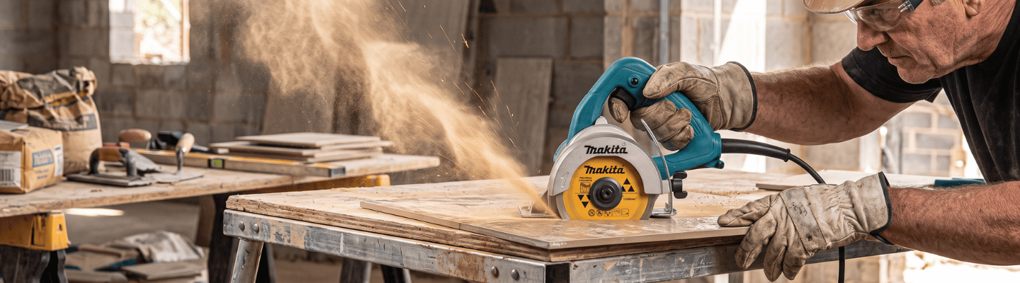 Serra Mármore à Seco 4.3/8 Pol. 1.300W 220V MAKITA-4100NH3ZX2