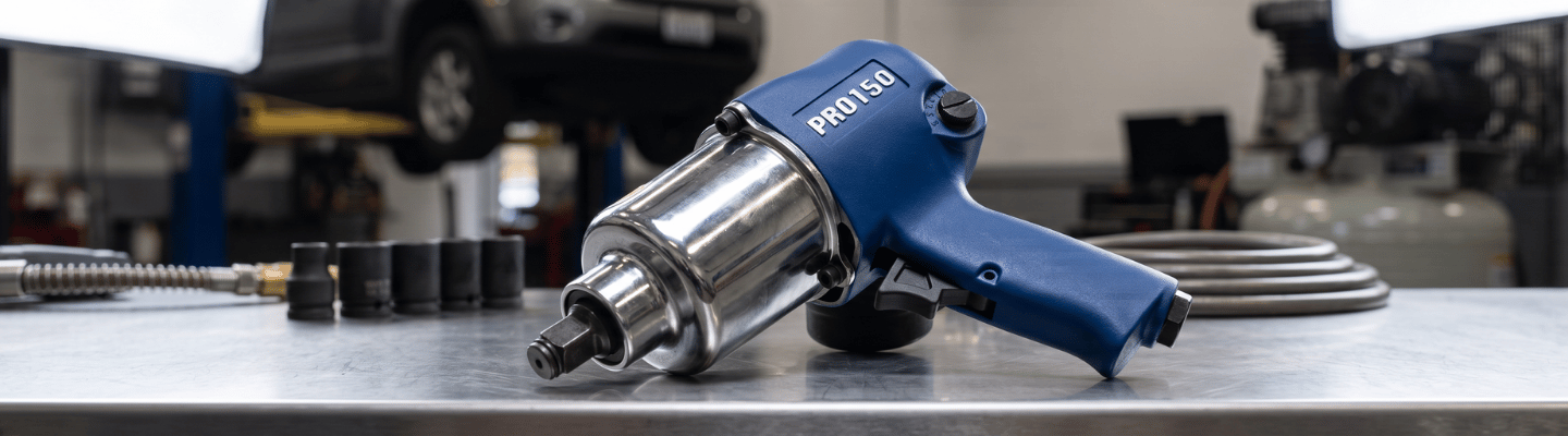 Chave de Impacto Pneumática 1/2 Pol. 59kgfm com Bigorna de 1 Pol. PDR-PRO-150