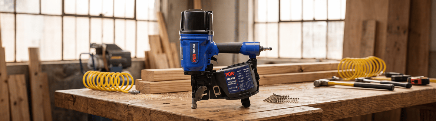 Pregador de Pallets Pneumáticos PDR-PRO-699 80-115Psi para Pregos de 65 a 100mm