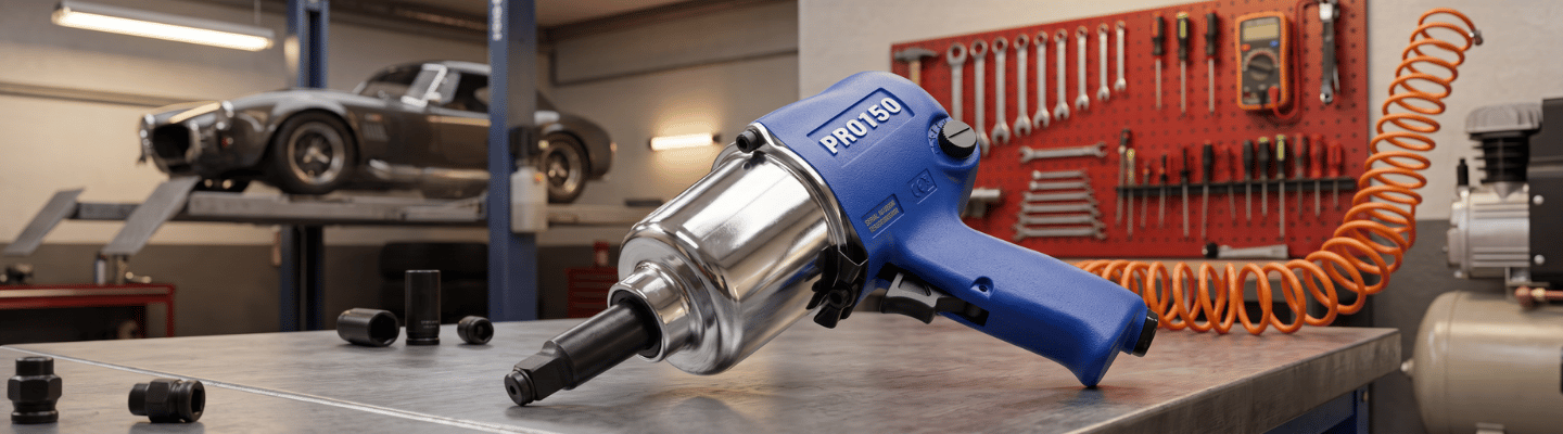 Chave de Impacto Pneumática 1/2Pol PDR-PRO-150L 576Nm 68KgFm