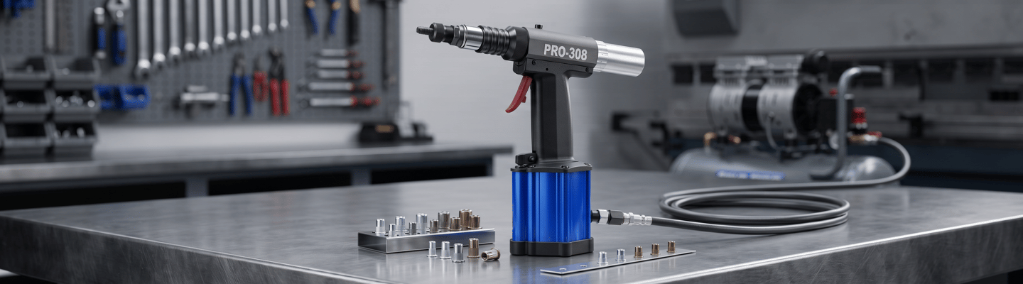 Rebitador de Rosca M3 a M8 com Encaixe 1/4 Pol. PDR-PRO-308