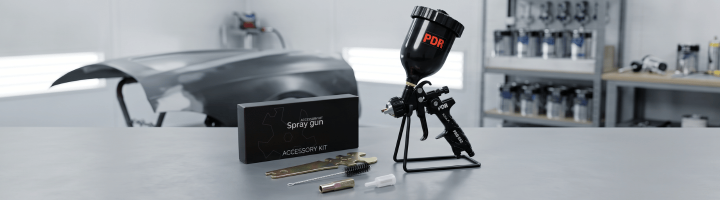Pistola para Pintura HVLP 1,4mm Copo Preto 600ml PDR-PRO-552
