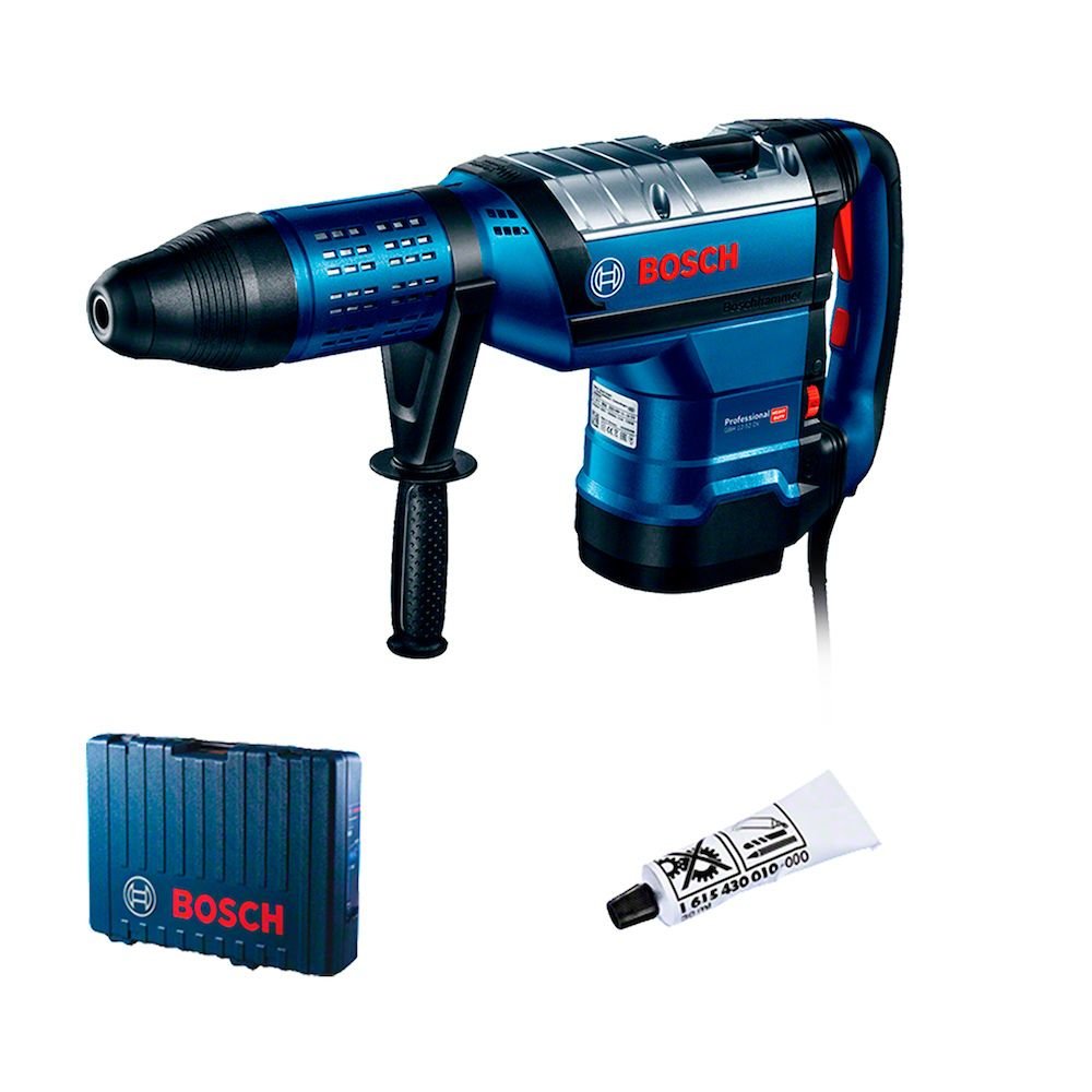 Martelete Perfurador Rompedor GBH 12-52 DV 1700W 19J 220V com Maleta BOSCH