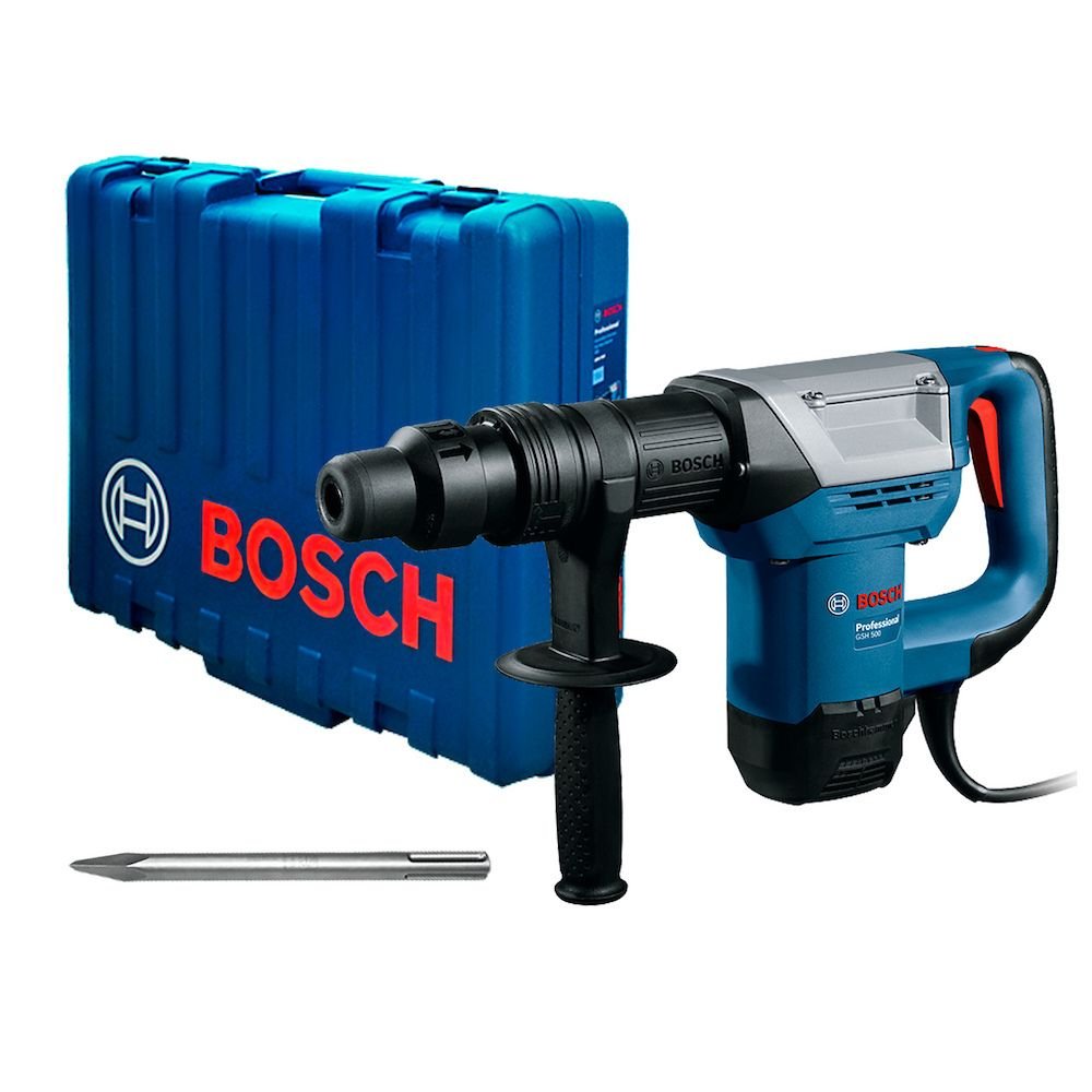 Martelo Rompedor GSH 500 SDS Max 1100W 7,5J 110V com Maleta BOSCH