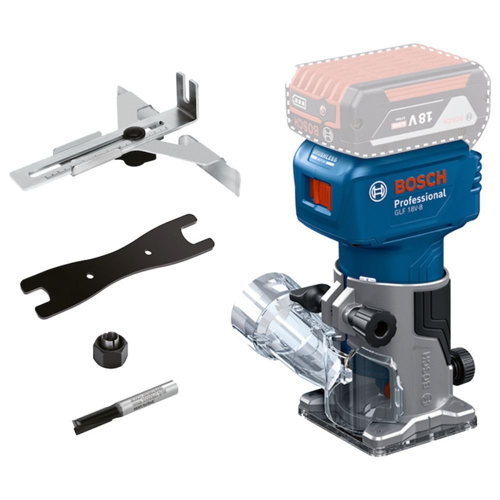 Tupia GLF 18V-8 Brushless 18V com 2 Pinças sem Bateria BOSCH