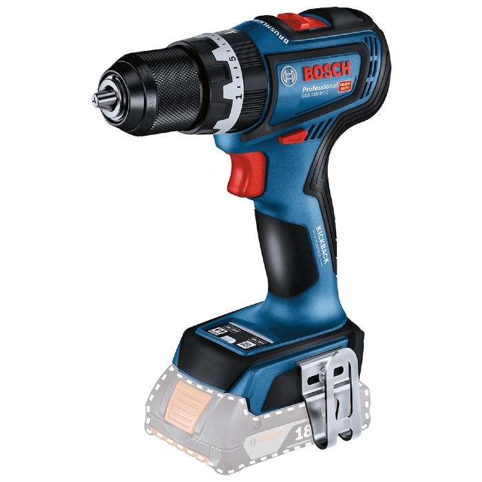 Parafusadeira Furadeira GSB 18V-90C 1/2 Pol. 18V Brushless sem Bateria BOSCH