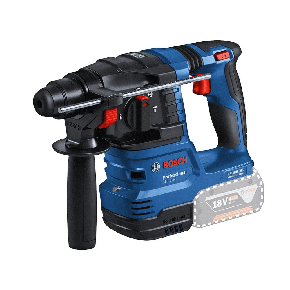Martelete Perfurador Rompedor GBH 185-LI Brushless SDS Plus 18V sem Bateria BOSCH