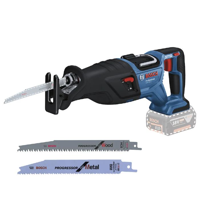 Serra Sabre GSA 185-LI Brushless 18V sem Bateria com 2 Lâminas BOSCH