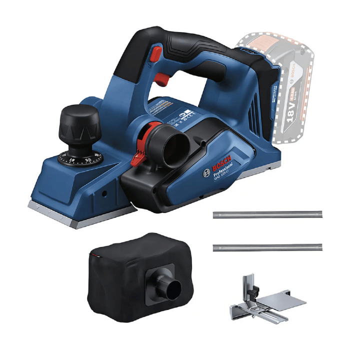Plaina à Bateria GHO 185-LI Brushless 18V 82mm sem Bateria BOSCH
