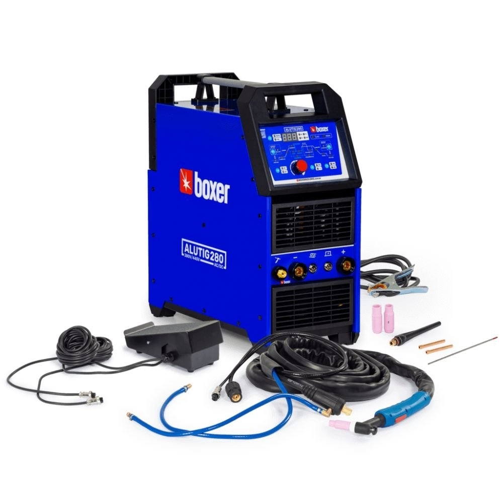 Máquina de Solda Inversora TIG/MMA ALUTIG 280 AC/DC 280A 220V BOXER