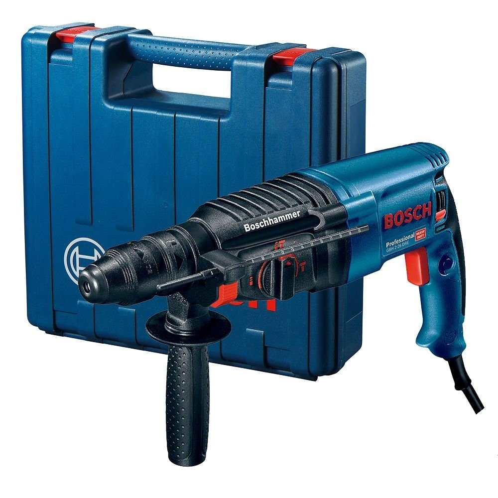 Martelo Perfurador Rompedor GBH 2-26 DRE 800W 2,7J 110V com Maleta BOSCH