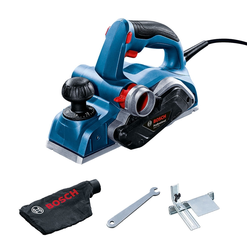 Plaina Elétrica GHO 700 82mm 700W 110V com Saco Coletor BOSCH