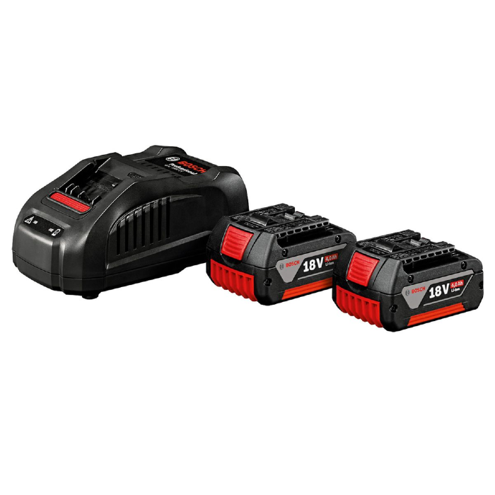 Kit 2 Baterias 18V 4,0Ah com Carregador Rápido GAL 1880 CV 220V BOSCH