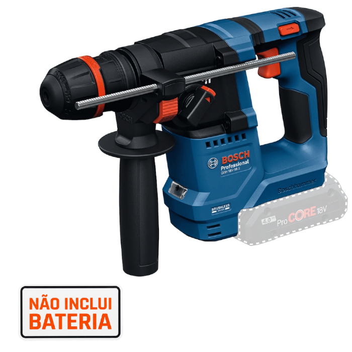 Martelete Perfurador GBH 18V-18 X Brushless One Chuck sem Bateria BOSCH
