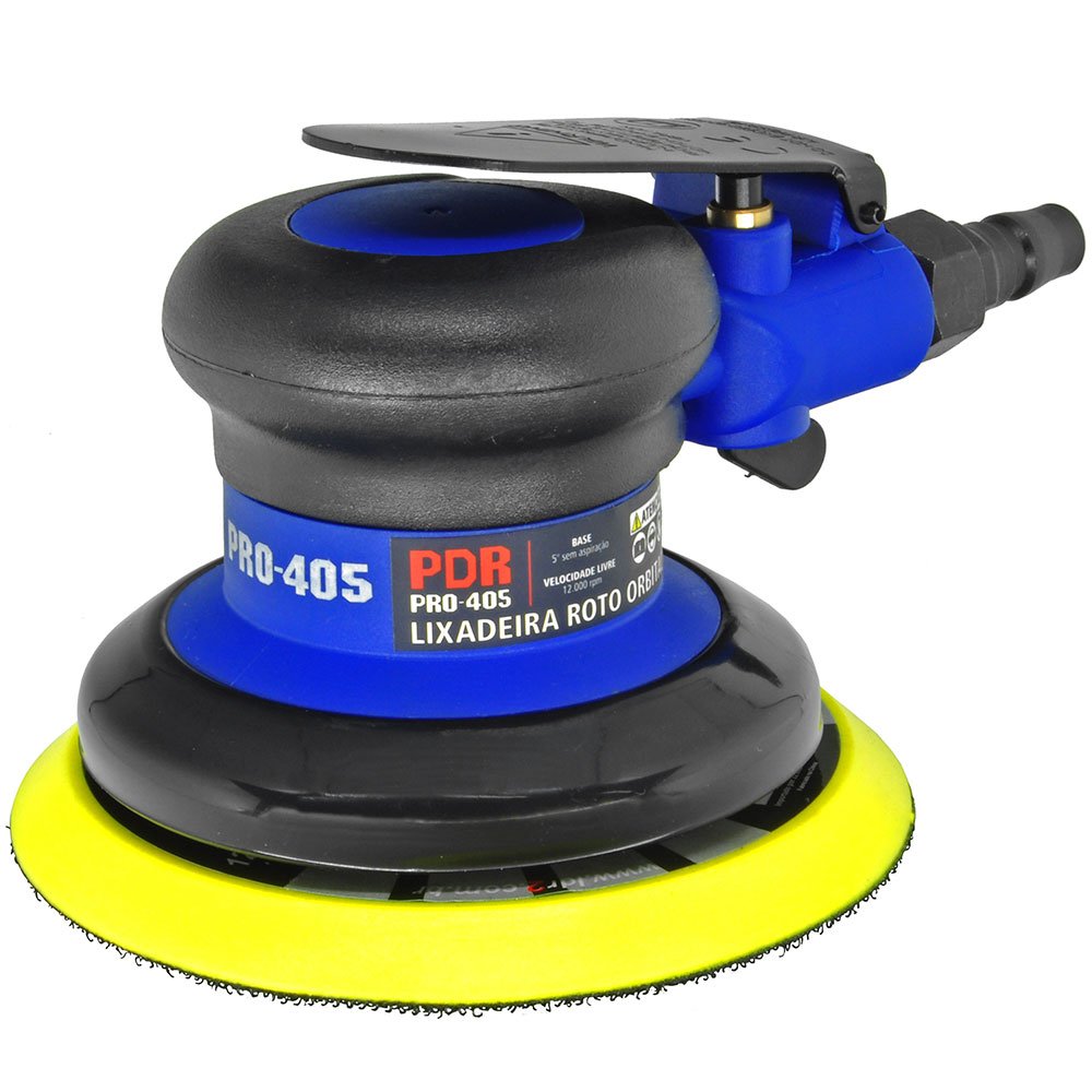 Lixadeira Pneumática Roto Orbital 5 Pol 12000 RPM 0,5 Hp PDR