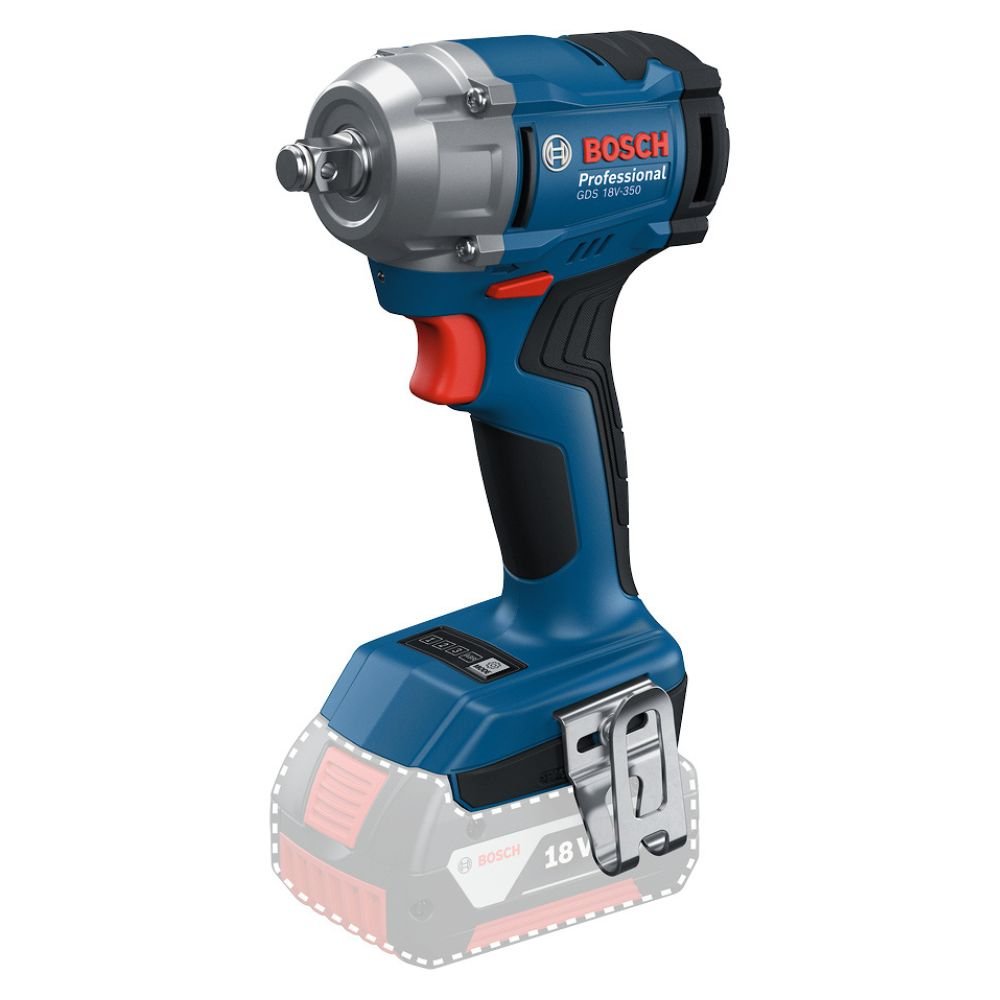 Chave de Impacto GDS 18V-350 1/2 Pol. 18V Brushless 350Nm sem Bateria e Carregador BOSCH