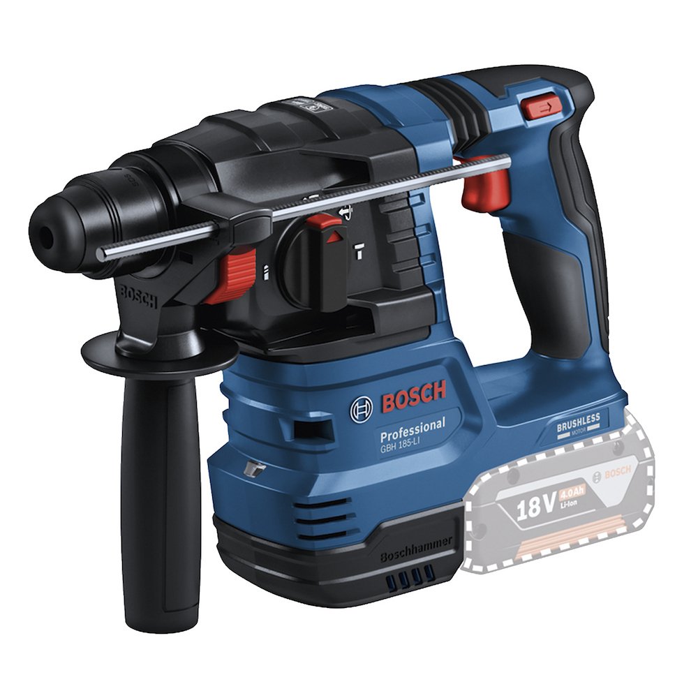 Martelete Perfurador Rompedor GBH 185-LI Brushless SDS Plus 18V sem Bateria BOSCH