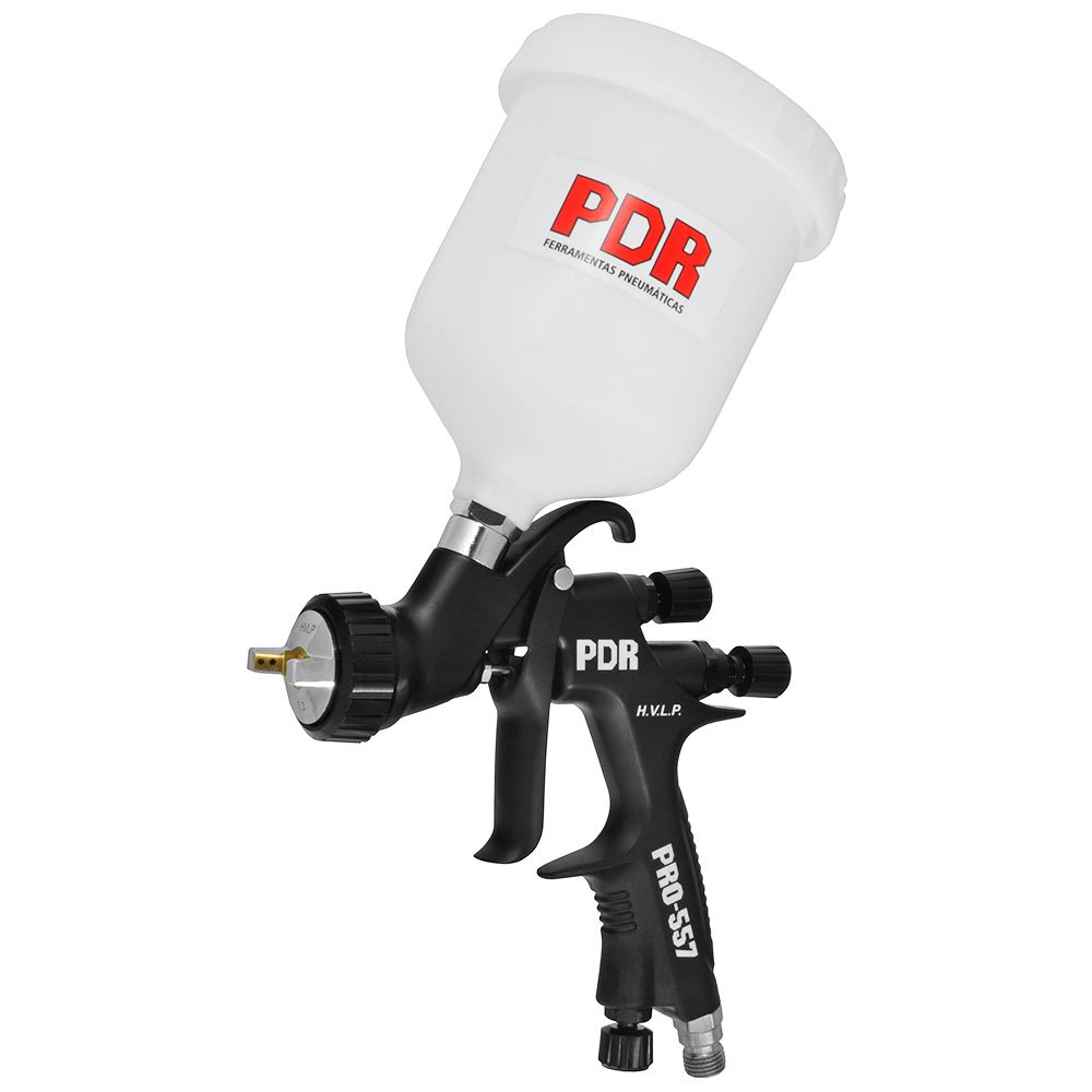Pistola de Pintura por Gravidade HVLP PRO-557 com Copo 600ml e Bico 1,3mm PDR