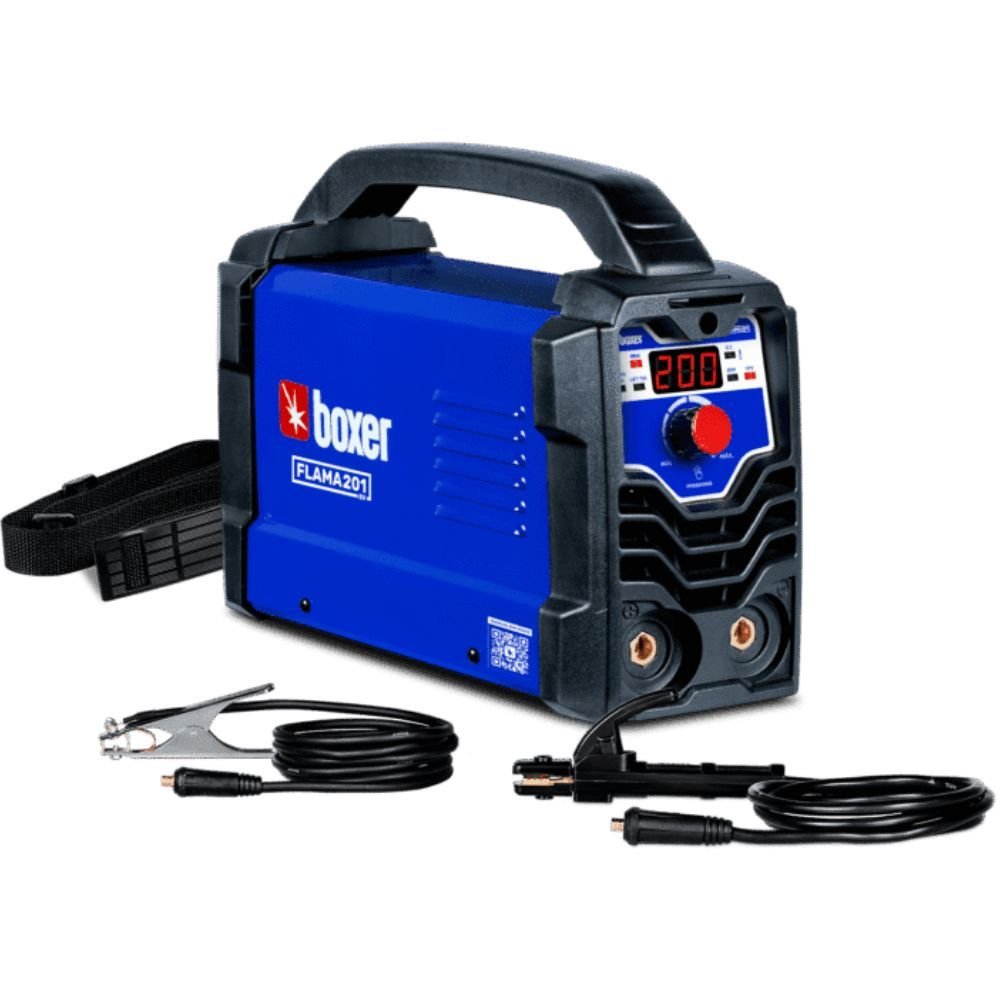 Máquina Inversora de Solda Flama 201 MMA/TIG Lift 200A Bivolt Automático BOXER