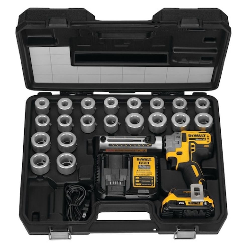 Decapador de Cabos DCE151 750 MCM 20V com Bateria 2Ah e Carregador Bivolt DEWALT