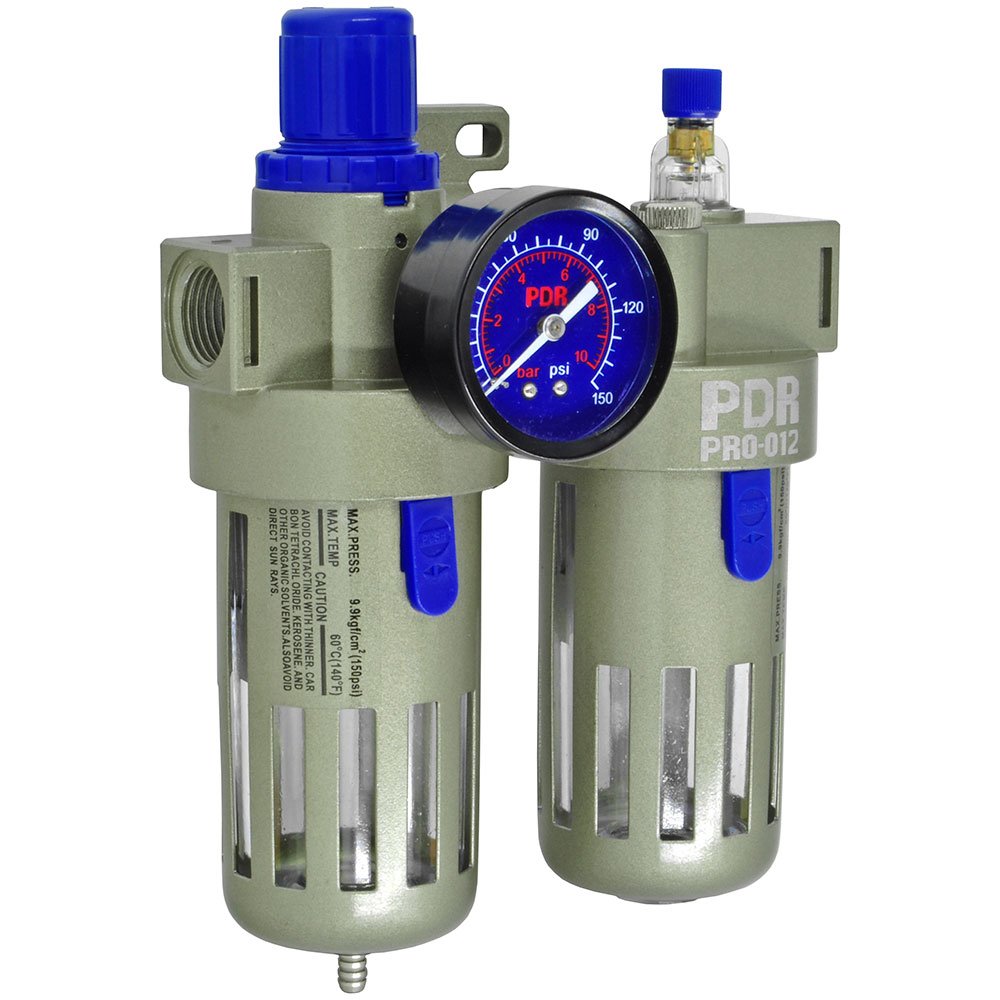 Conjunto Lubrifil PRO-012 1/2 Pol. com Filtro Regulador e Lubrificador PDR