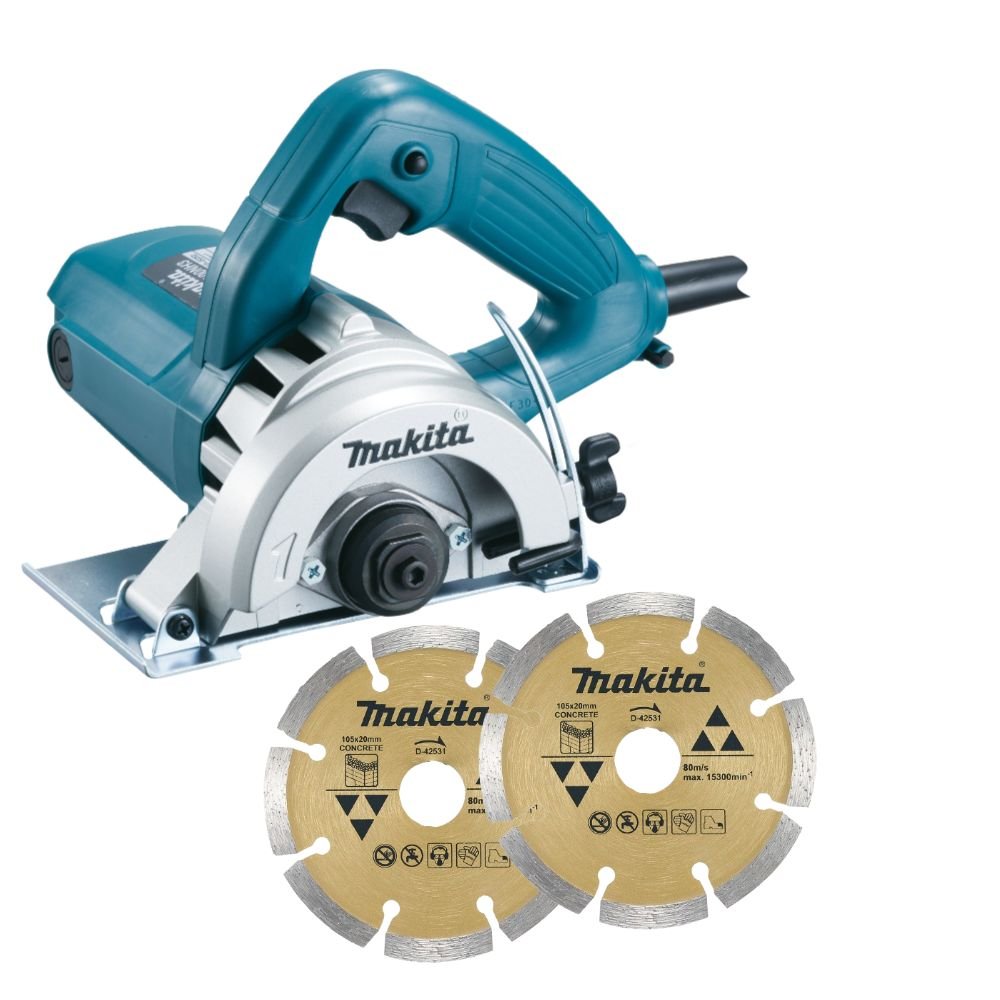 Serra Mármore 4100NH 4.3/8 Pol. 1300W 220V com 2 Discos MAKITA