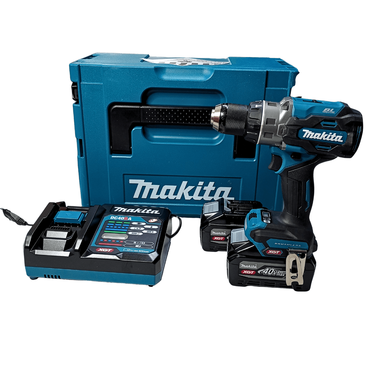 Parafusadeira/Furadeira HP003G 40V com 2 Baterias Carregador e Maleta MAKITA