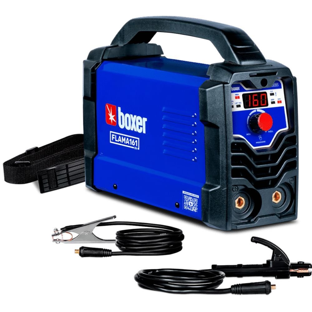 Máquina Inversora de Solda Flama 161 MMA/TIG 160A Bivolt Automático BOXER