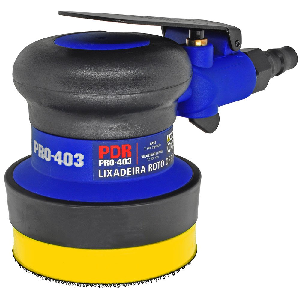 Lixadeira Pneumática Orbital PRO-403 3 Pol. 0,5HP sem Aspiração PDR