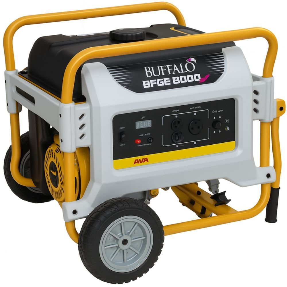 Gerador de Energia a Gasolina BFGE 8000 8kW 15CV 115/230V Monofásico com Partida Elétrica BUFFALO