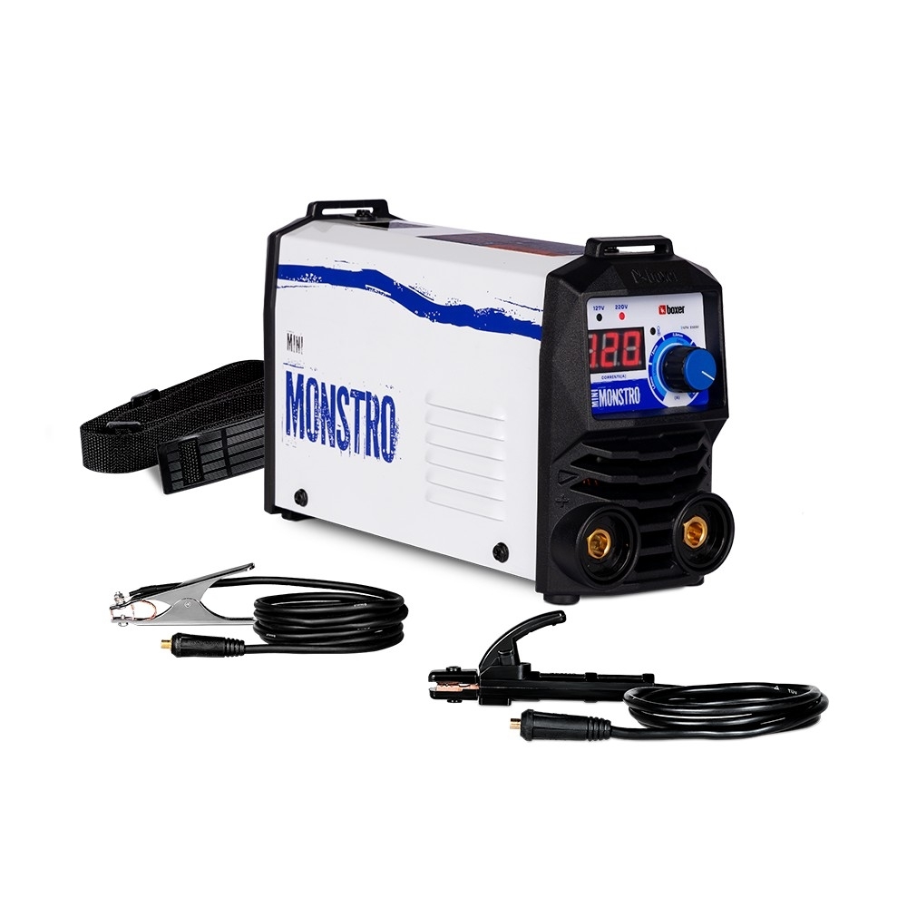 Máquina de Solda Inversora TIG/MMA Mini Monstro 120A 127/220V Bivolt BOXER